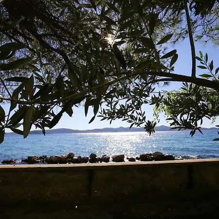 Seafront Beach Apartment - Directly At The Beach Zadar Exterior photo
